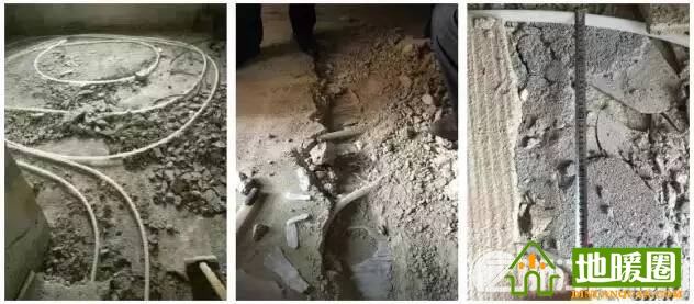 低價(jià)地暖到底有多可怕？掀開地板給你看！ 